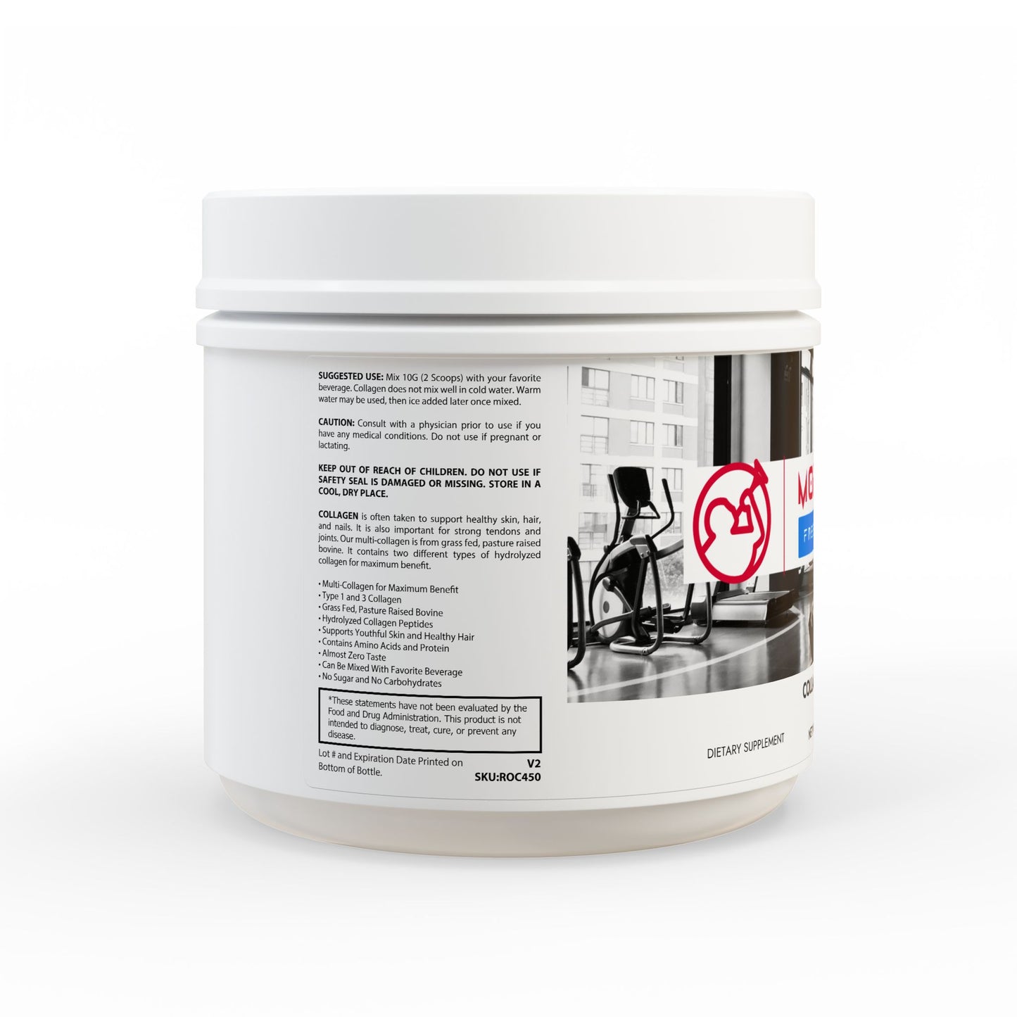 Collagen Peptides Type I & III Supplement (350g, 12.3oz)